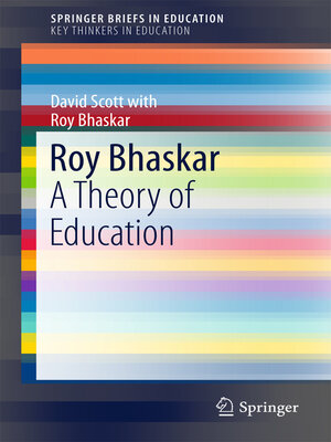 cover image of Roy Bhaskar